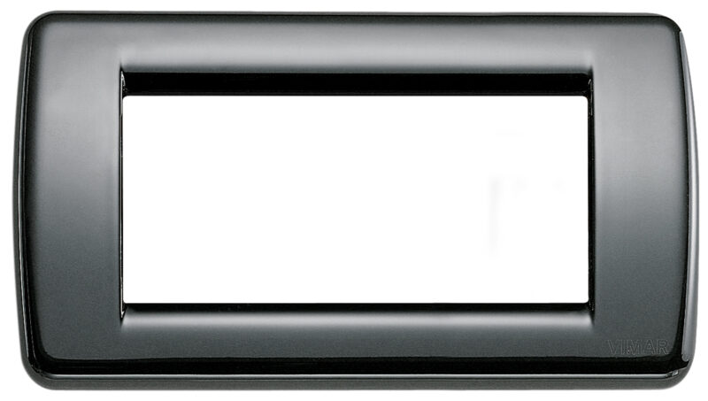 Rondò plate 4M metal black