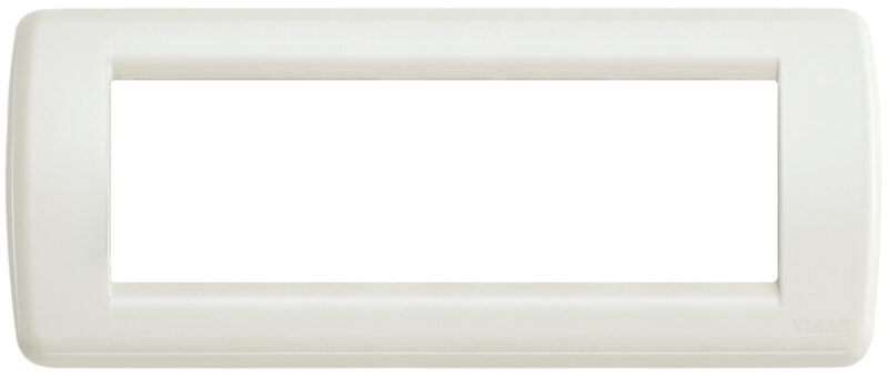 Rondò plate 6M metal ivory