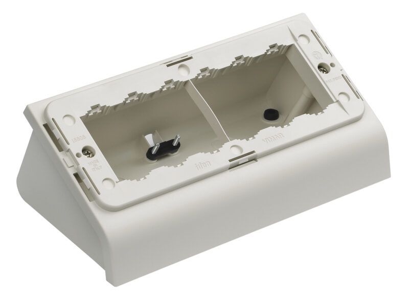Table mounting box 6M white