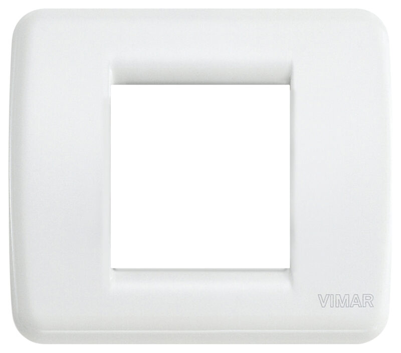 Rondò plate 1-2M metal white