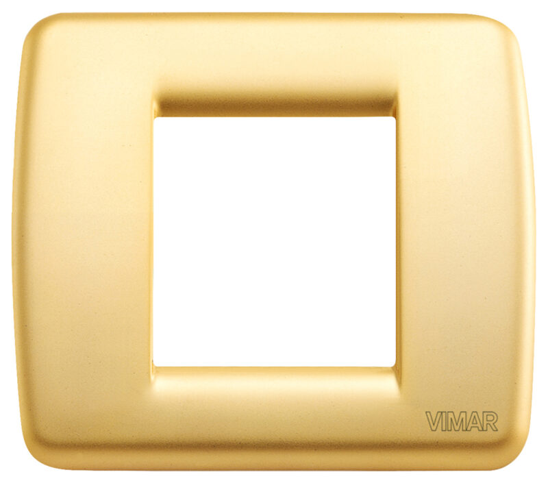 Rondò plate 1-2M metal matt gold