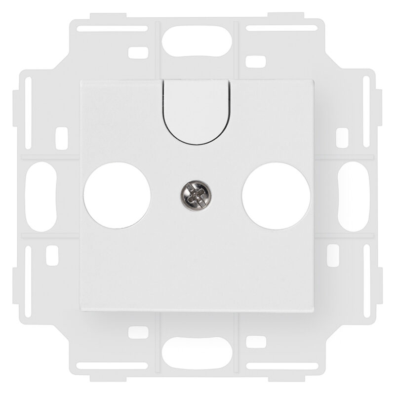 TV-RD-SAT-socket adaptor white