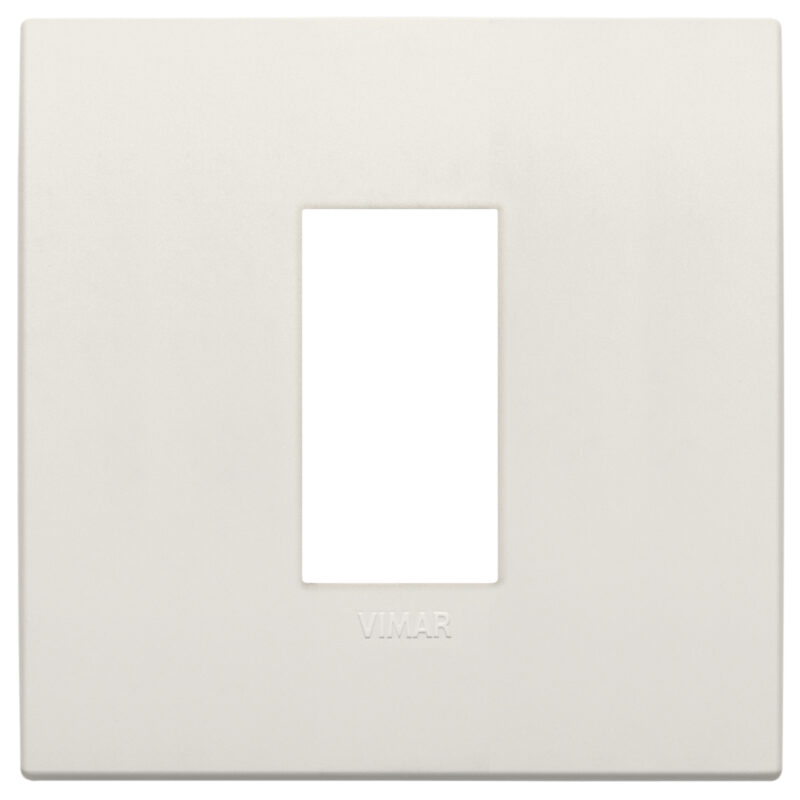 Classic plate 1M technopolymer ivory