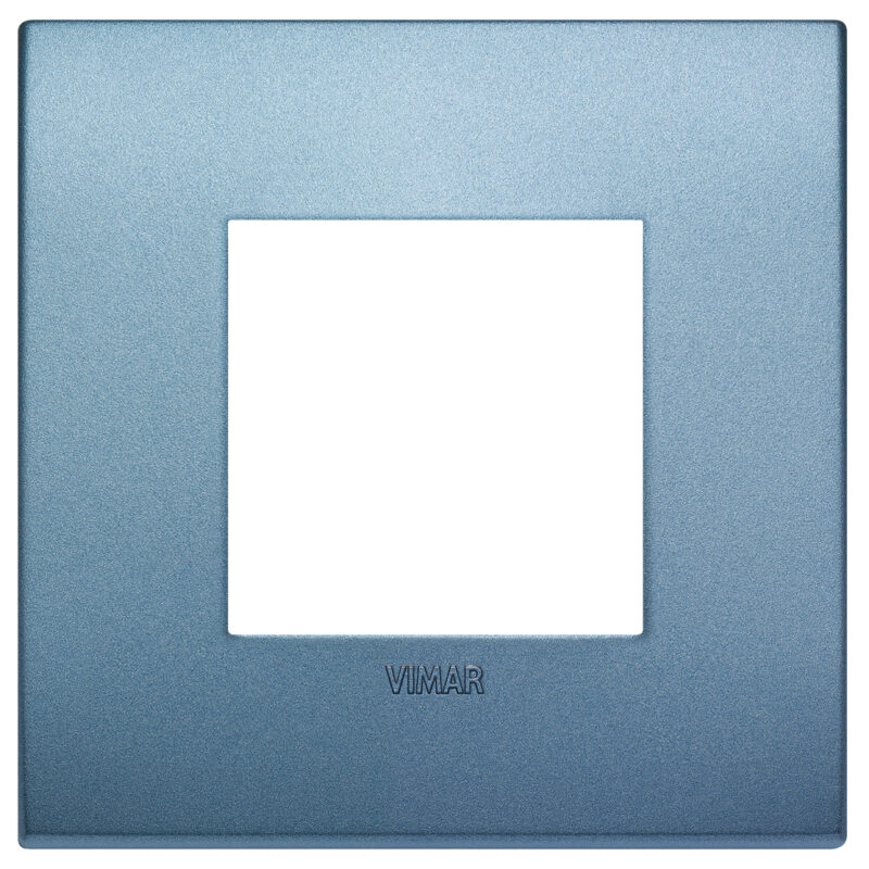 Classic plate 2M technopolymer matt blue