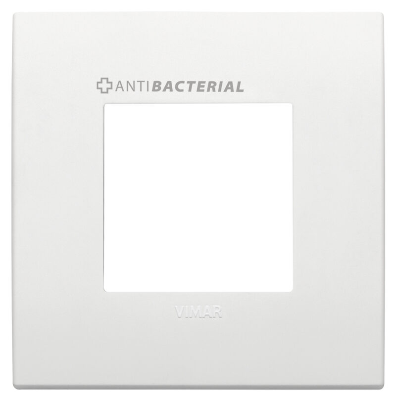 Classic plate 2M techno antibact. white