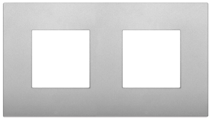 Plate 4M (2+2x71) techno matt silver