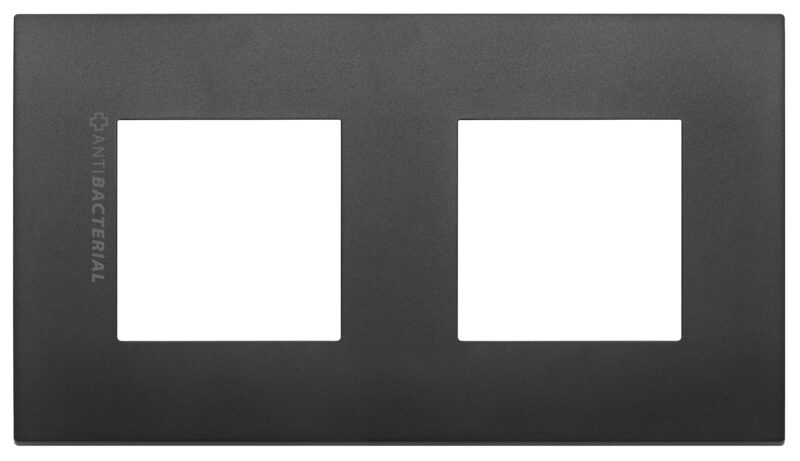Plate 4M (2+2x71) techno antibact. black