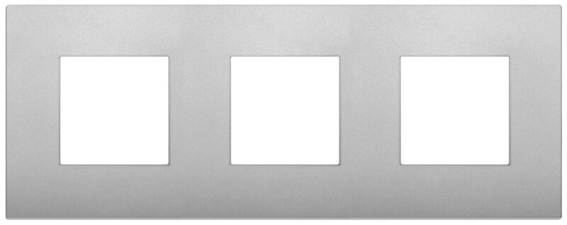 Plate 6M (2+2+2x71) techno matt silver