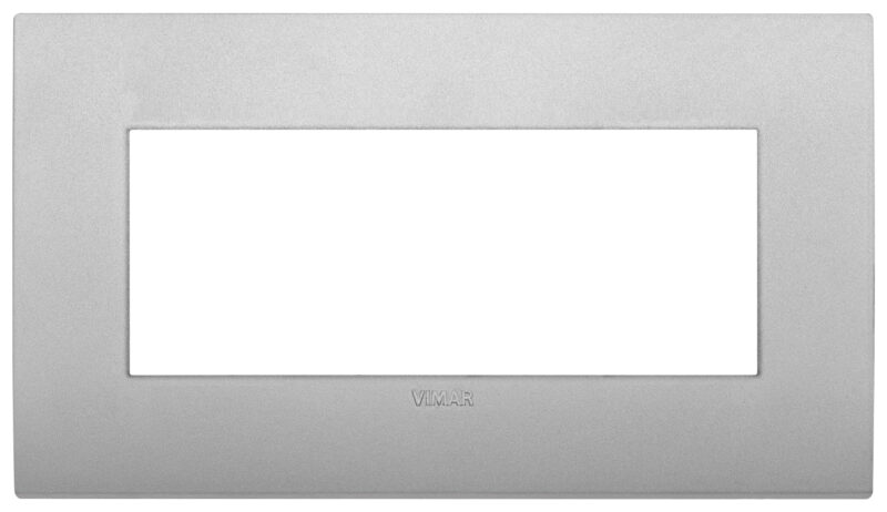 Classic plate 5M BS techno silver matt