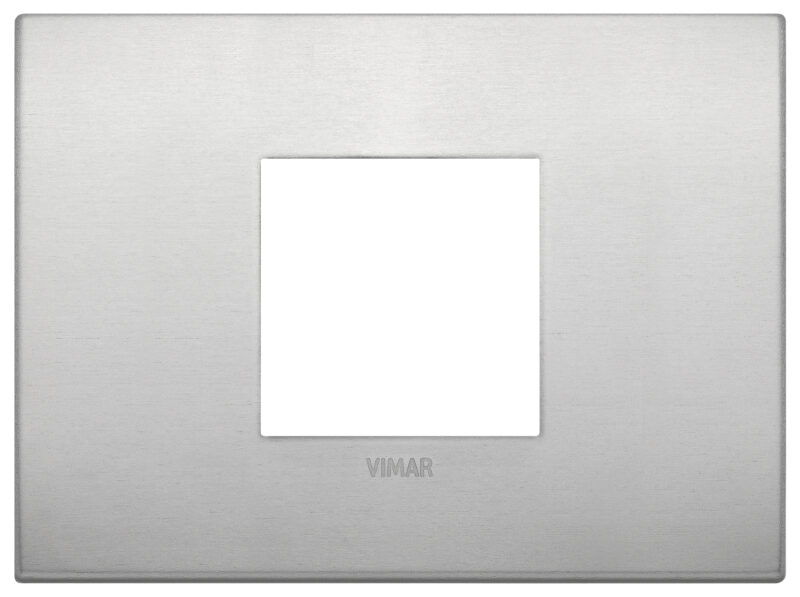 Classic plate 2centrM aluminium