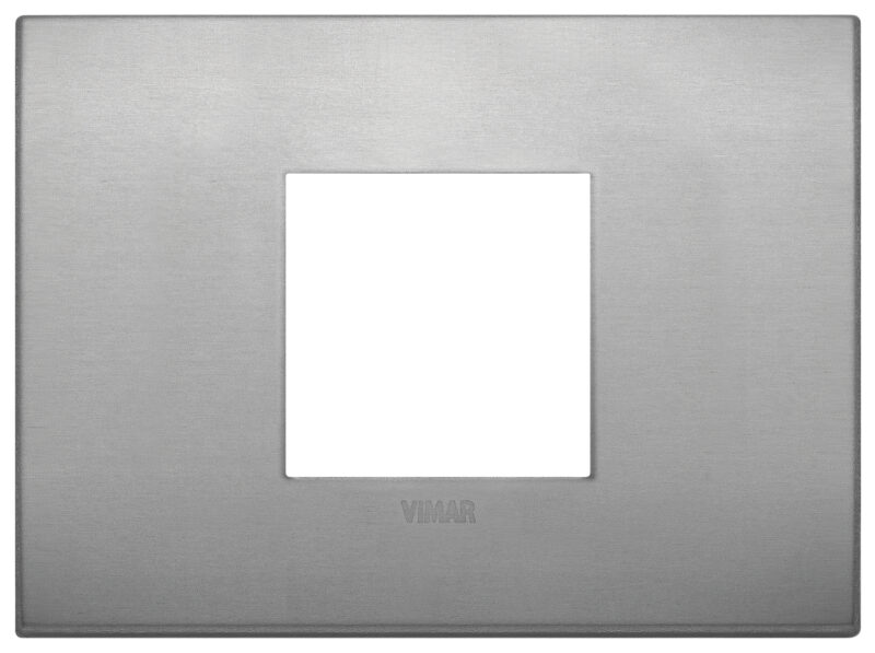 Classic plate 2centrM aluminium lava