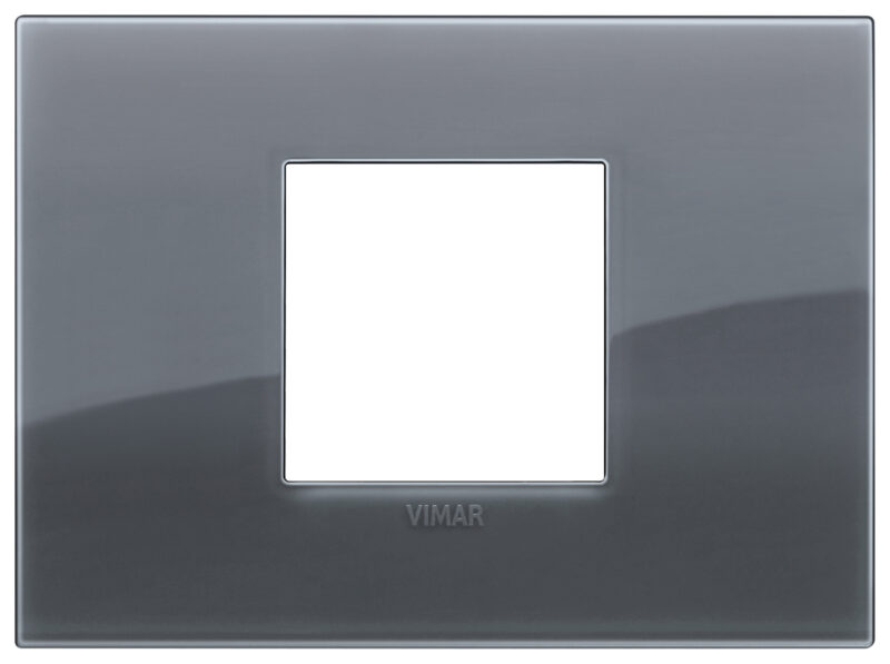 Classic plate 2centrM Reflex smoke grey