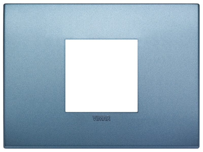 Classic plate 2centrM techno matt blue