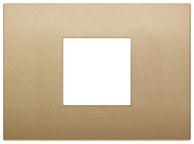 Classic plate 2centrM techno matt gold