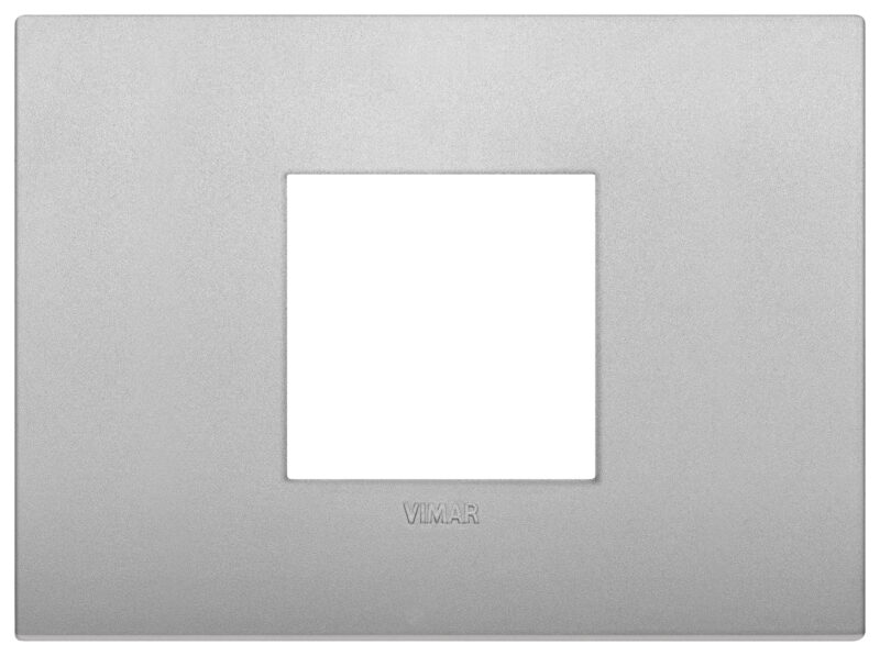 Classic plate 2centrM techno matt silver
