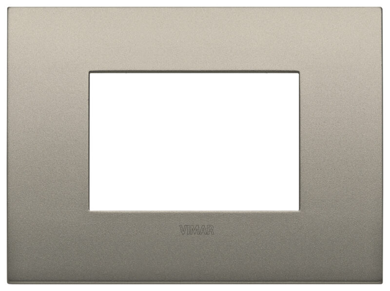 Classic plate 3M metal matt champagne