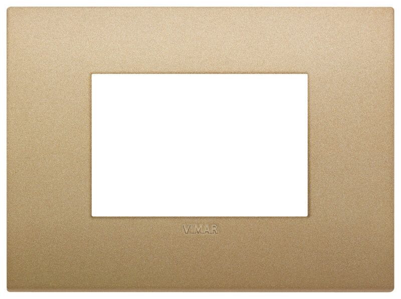 Classic plate 3M technopolymer matt gold