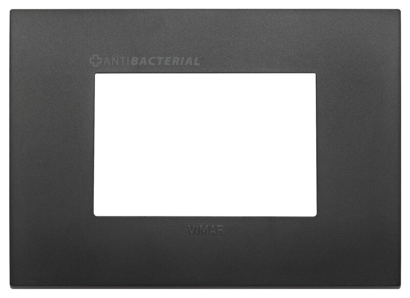 Classic plate 3M techno antibact. black