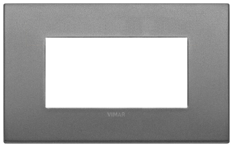 Classic plate 4M metal matt slate