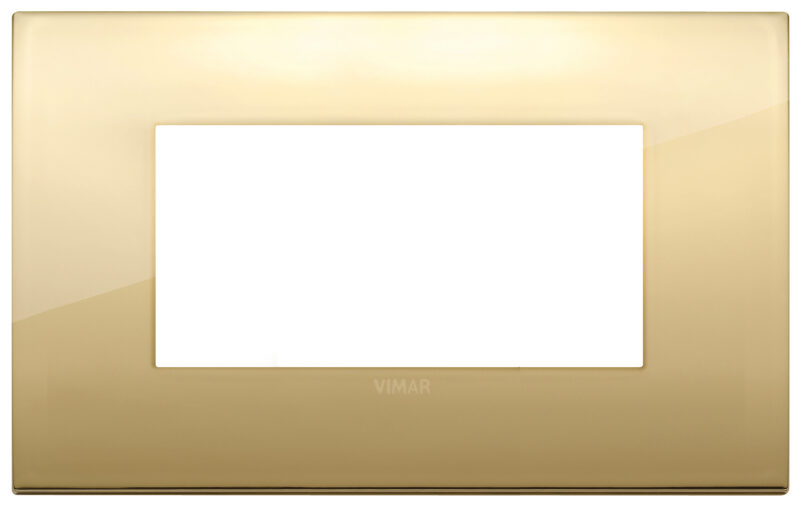Classic plate 4M metal gold