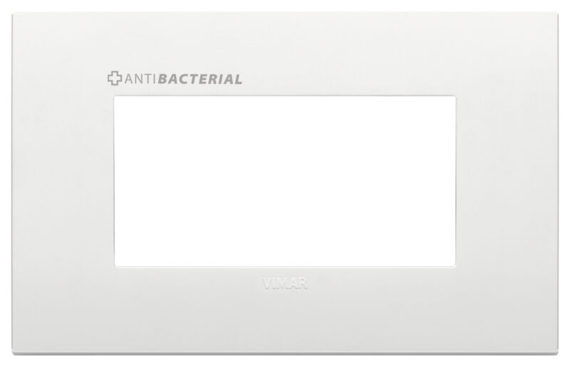Classic plate 4M techno antibact. white