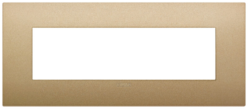 Classic plate 7M technopolymer matt gold