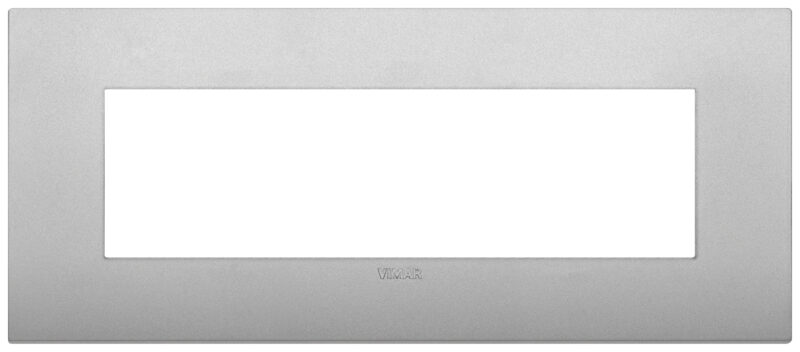Classic plate 7M techno matt silver