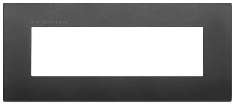 Classic plate 7M techno antibact. black