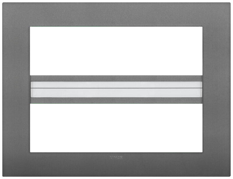Classic plate 14M technopolymer grey