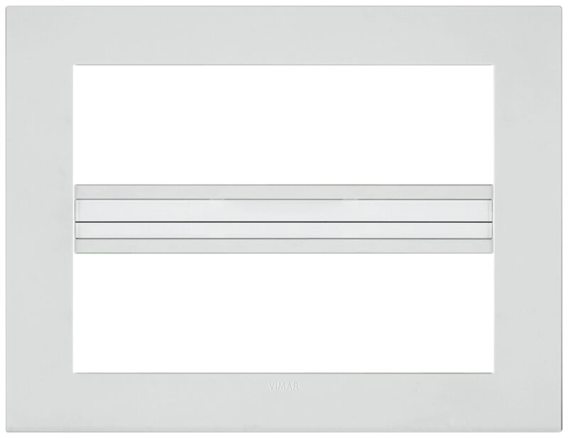 Classic plate 14M technopolymer white