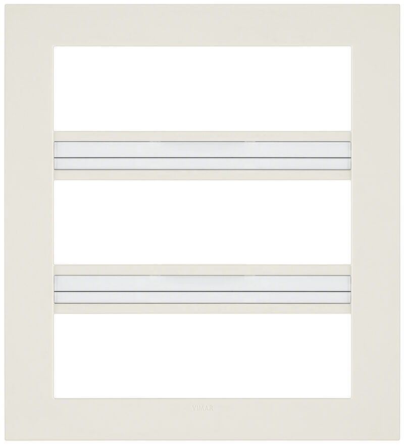 Classic plate 21M technopolymer ivory