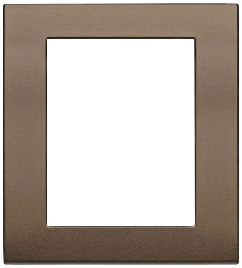 Classic plate 8M aluminium dark bronze