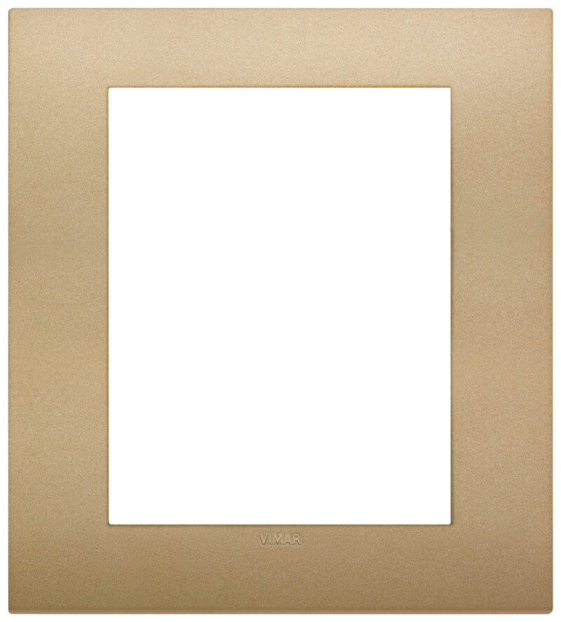 Classic plate 8M technopolymer matt gold