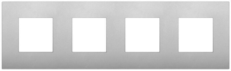 Plate 8M (2+2+2+2x71) techno matt silver