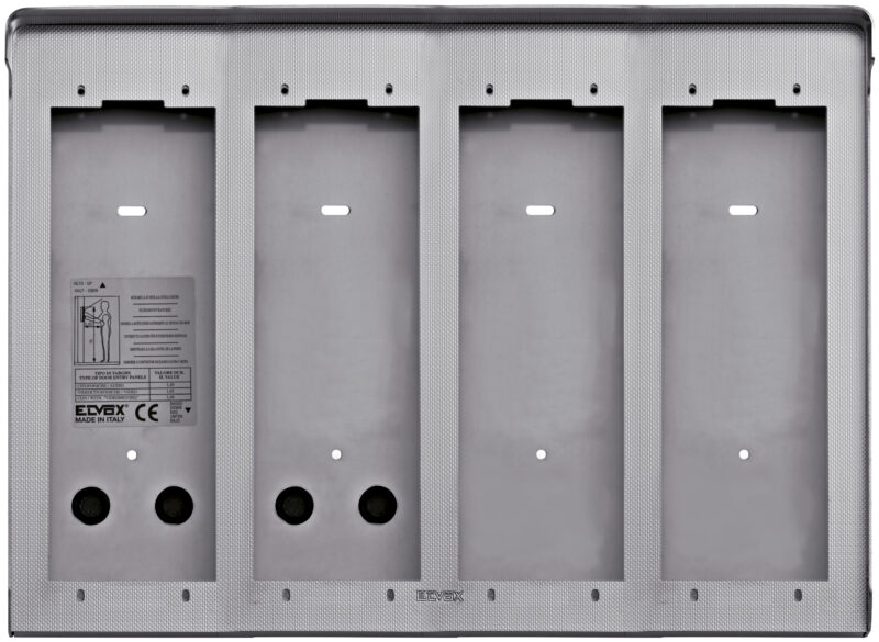 4x2M cover plates surf.mount. box, steel