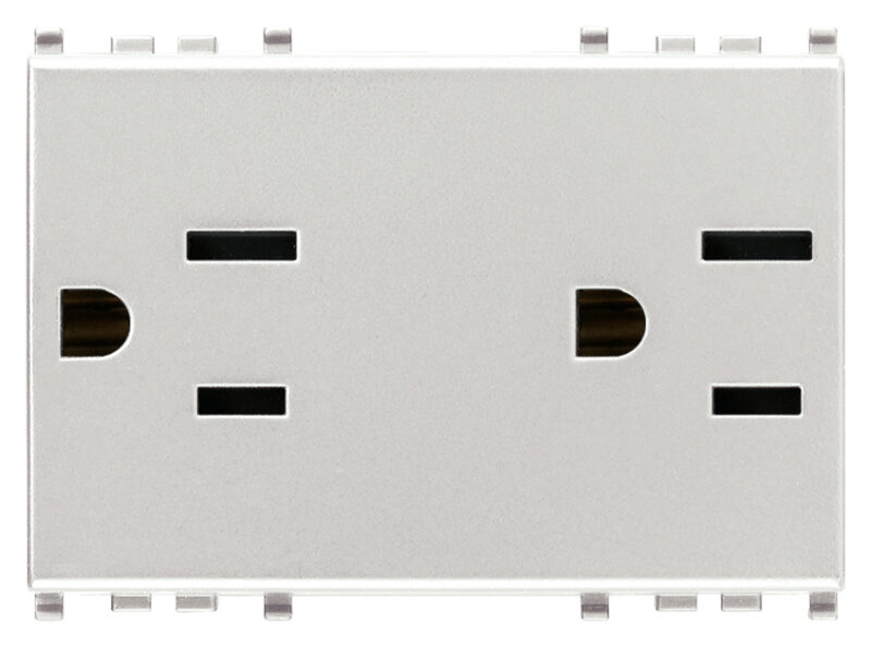 Two 2P+E15A USA+SASO SICURY outlets Next