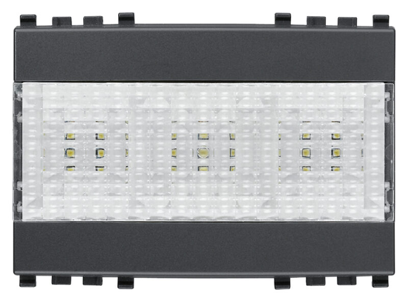 LED-emergency lamp 3M 120-230V grey
