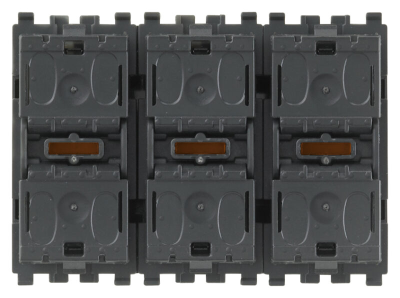 Three rocker push butt.+MASTER actuator