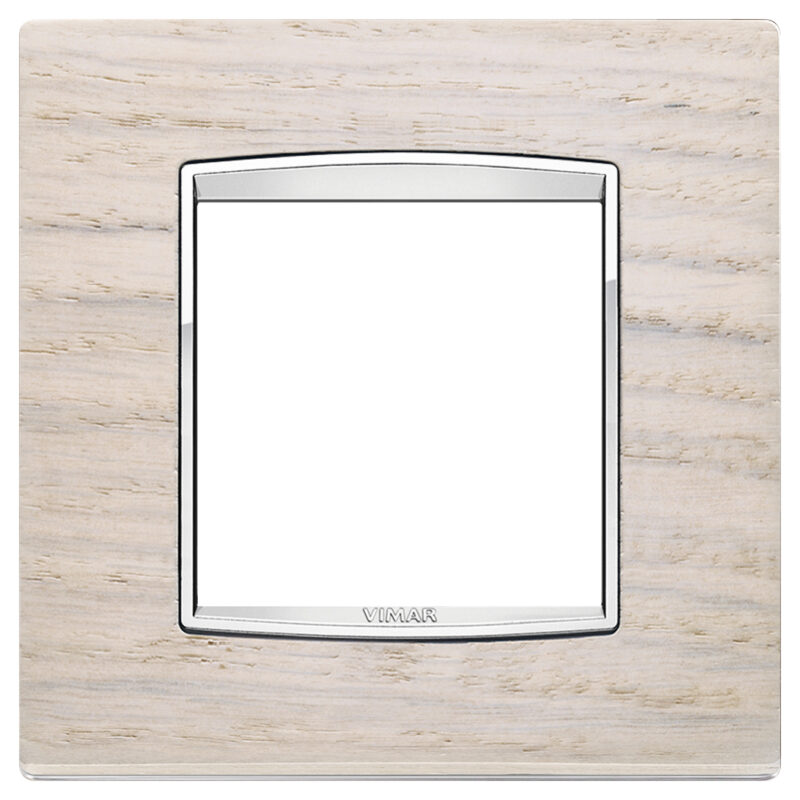 Classic plate 2M Wood white oak