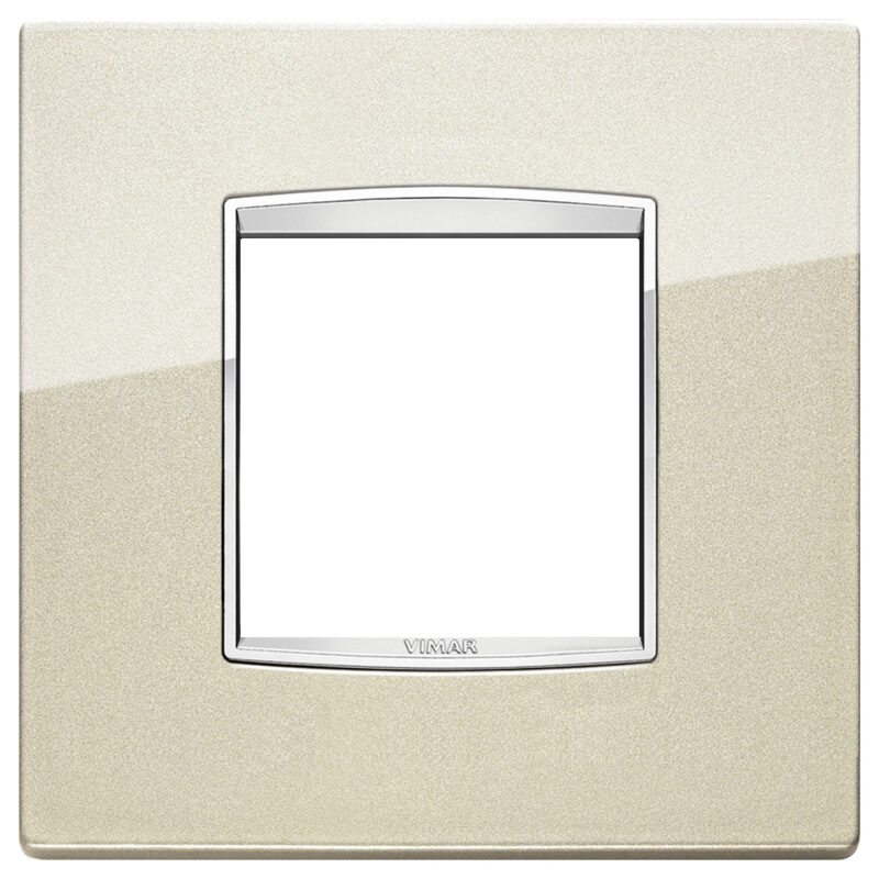 Classic plate 2MBS Bright champagne