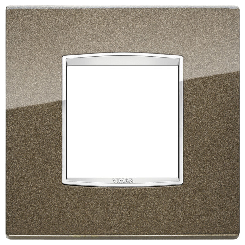 Classic plate 2MBS Bright metallic Siena