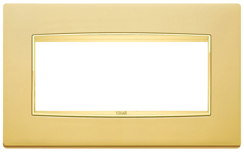 Classic plate 5MBS Galvan.satin gold