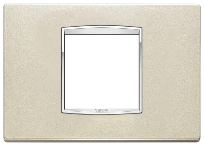 Classic plate 2centrM Bright champagne