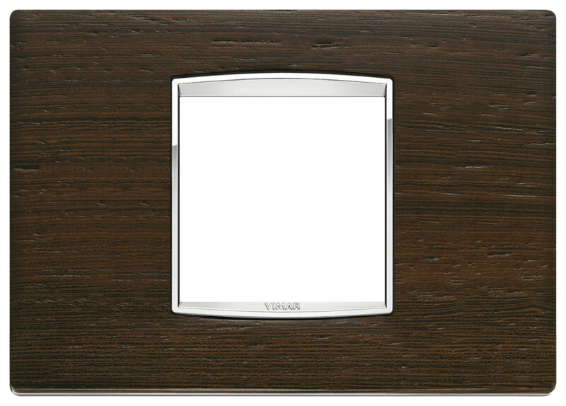 Classic plate 2centrMBS Wood African wen