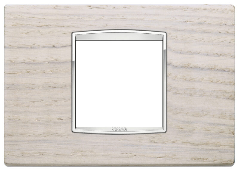 Classic plate 2centrMBS Wood white oak
