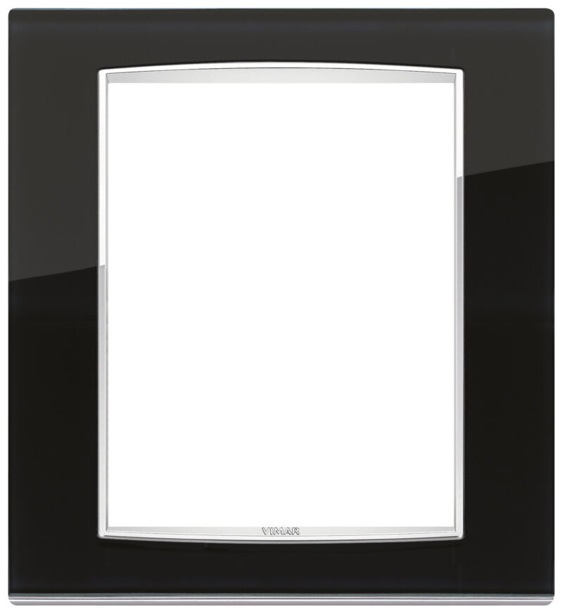 Classic plate 8M Glass black ice