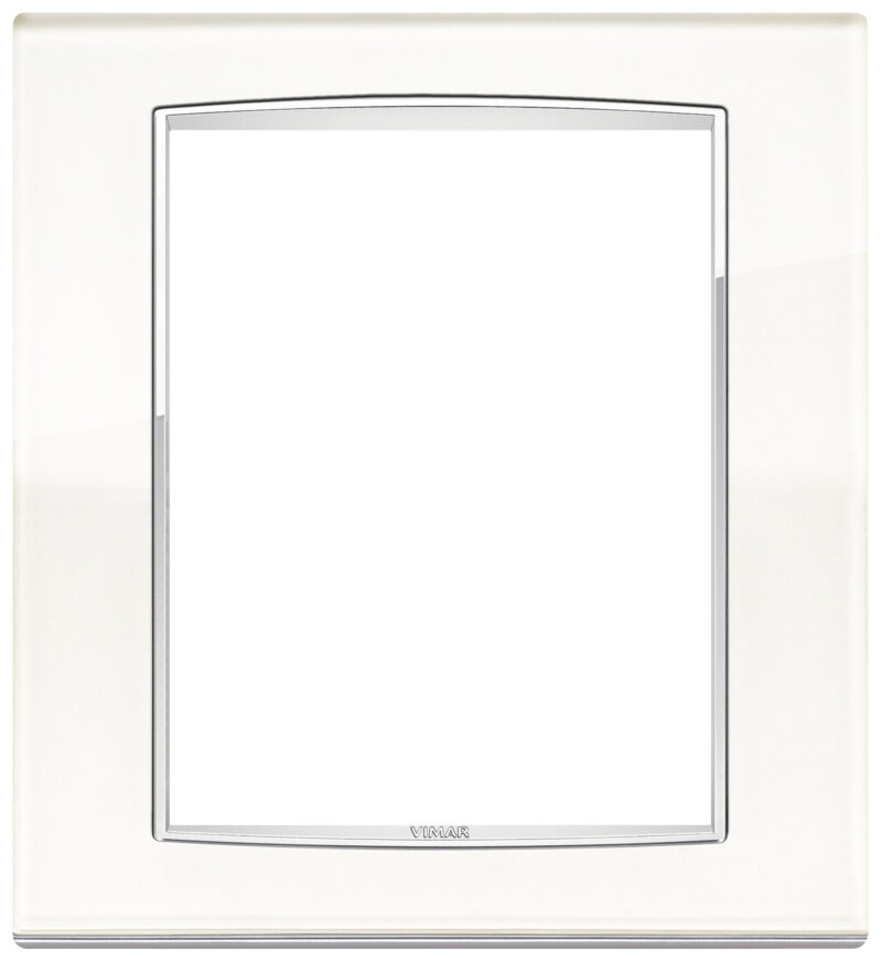Classic plate 8M Glass white ice