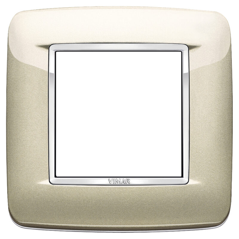 Round plate 2M Bright champagne