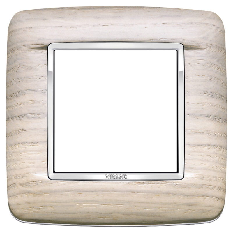 Round plate 2M Wood white oak