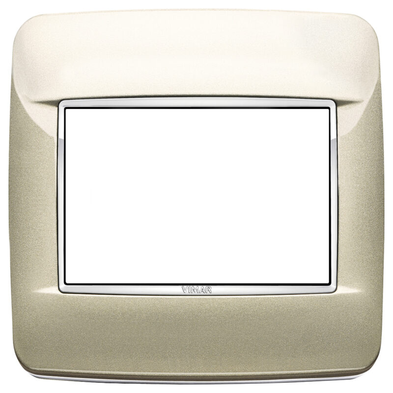 Round plate 3MBS Bright champagne